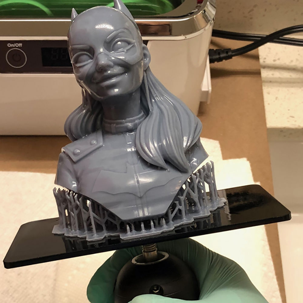 Batgirl Büste 3D Modell bereit zum Drucken STL