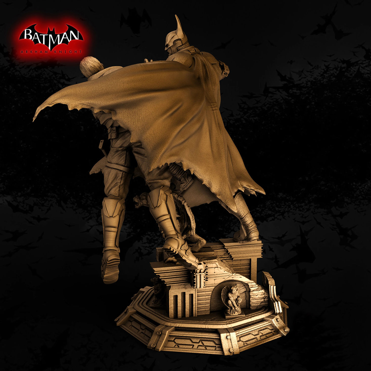 Batman Arkham Knight D Model Ready To Print Stl