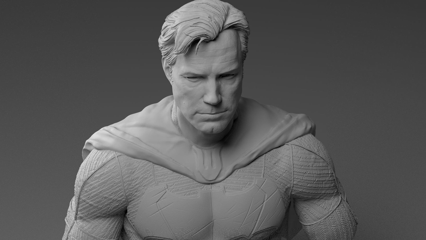 Busto De Batman Sin M Scara Modelo D Listo Para Imprimir Stl