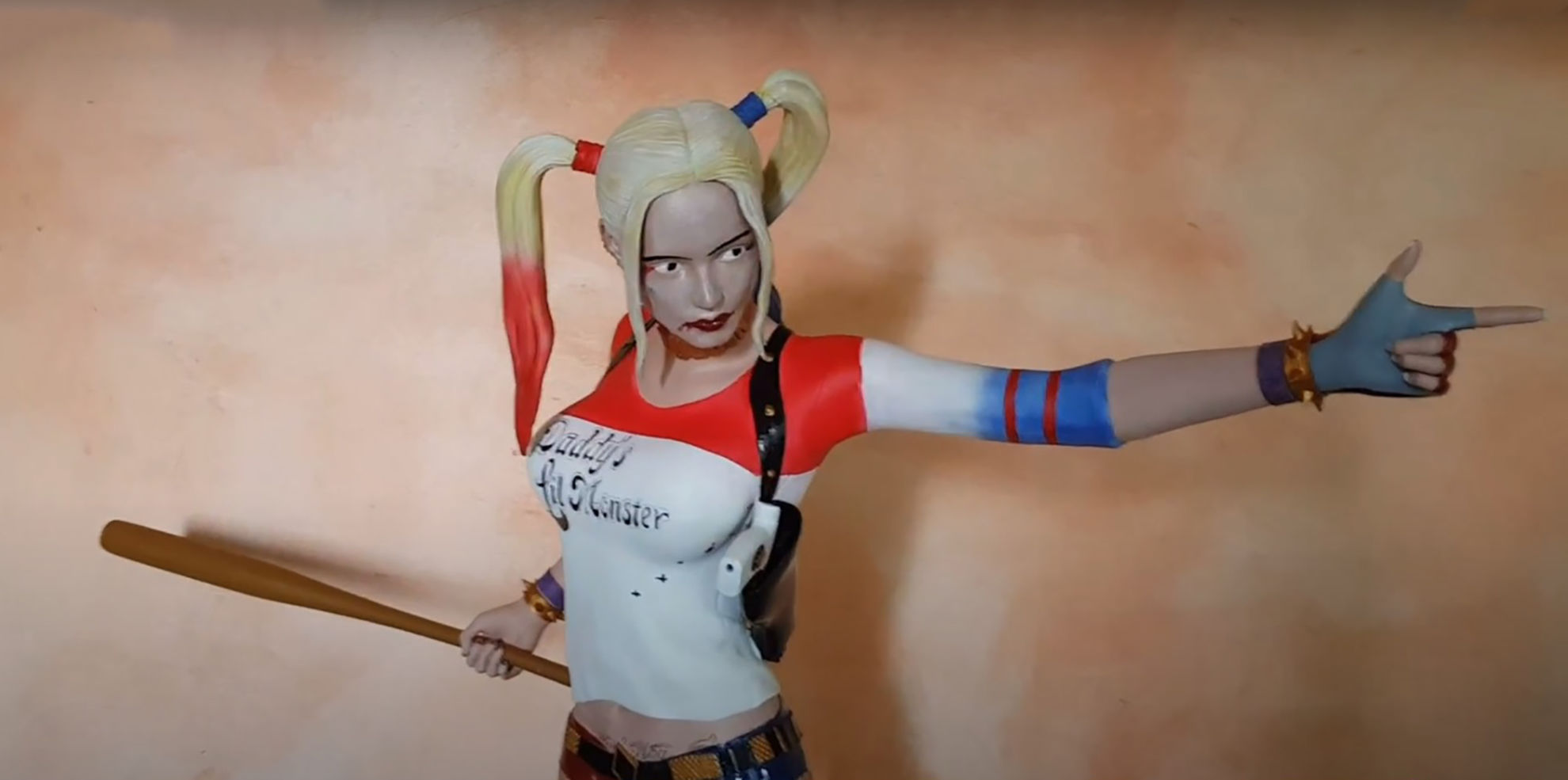 Harley Quinn 3D Model Ready To Print OBJ