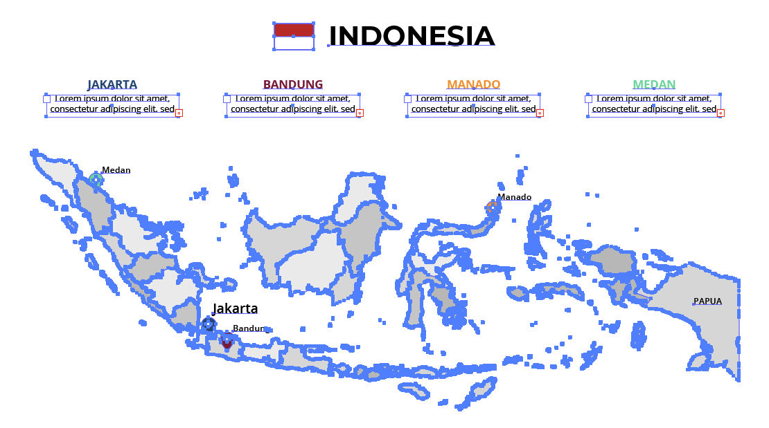 Indonesia Map Vector