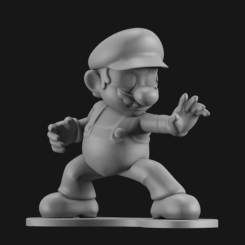 Model Pro 3D Tisk Super Mario Stl