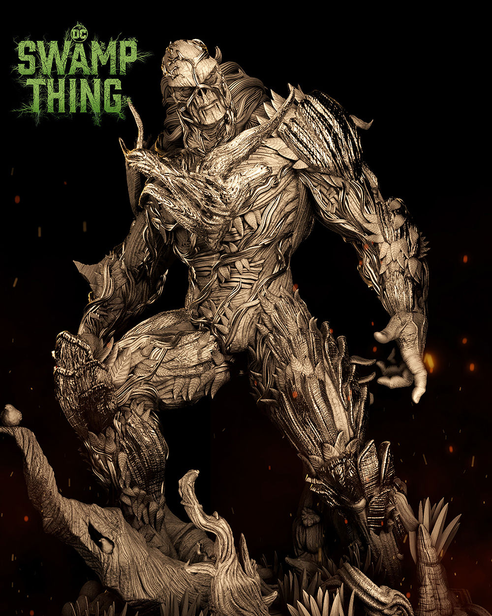 Swamp Thing D Printing Model Stl