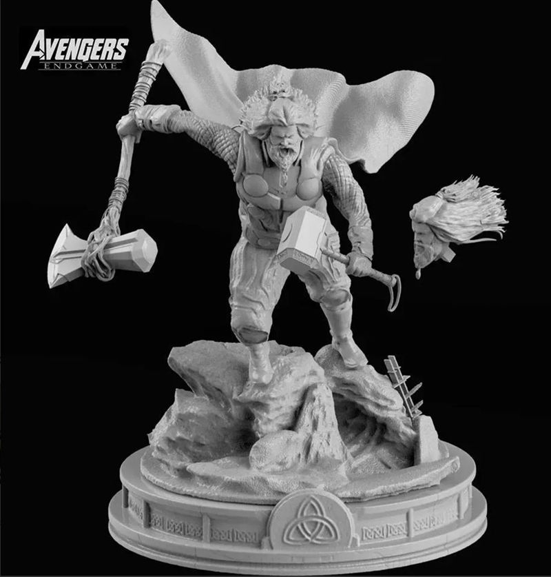 Modelo 3D Thor Marvel Endgame Pronto Para Imprimir STL