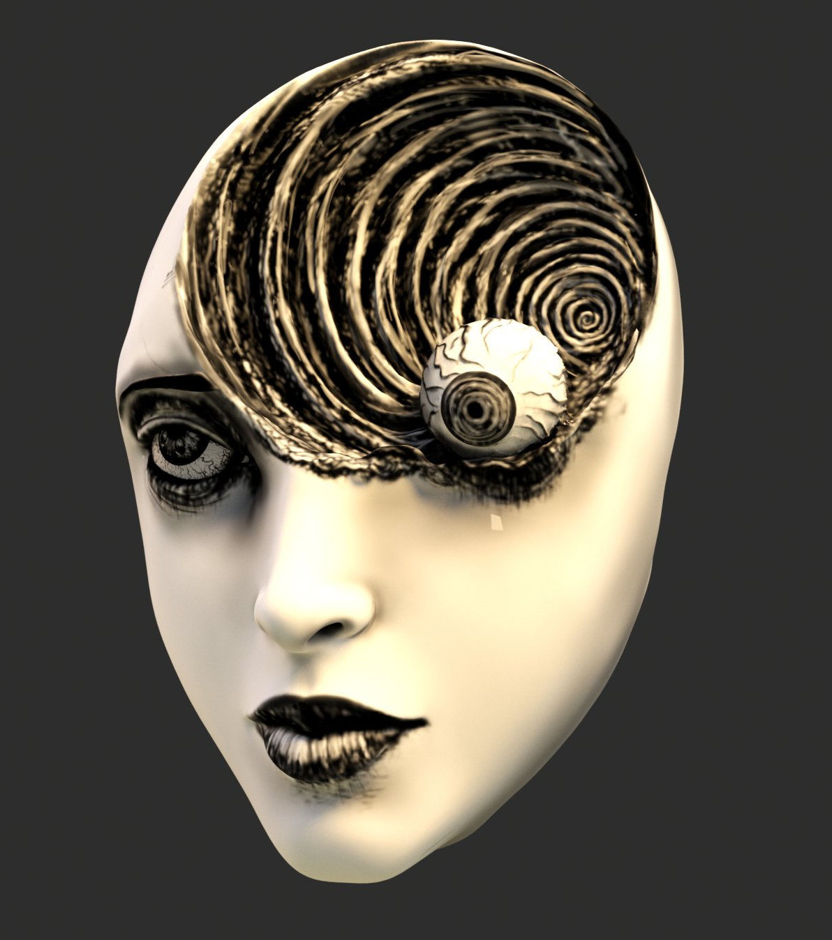 Uzumaki Junji Ito M Scara Impress O D Modelo Stl