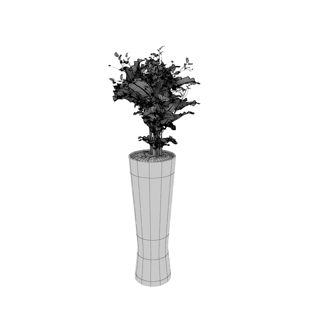 绿化植物盆栽文化3d模型