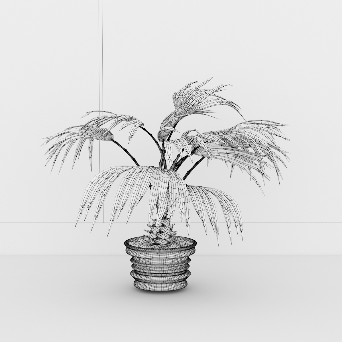 green plant 3d model