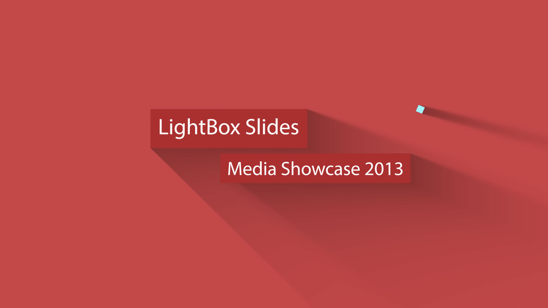 3d lightbox media slides