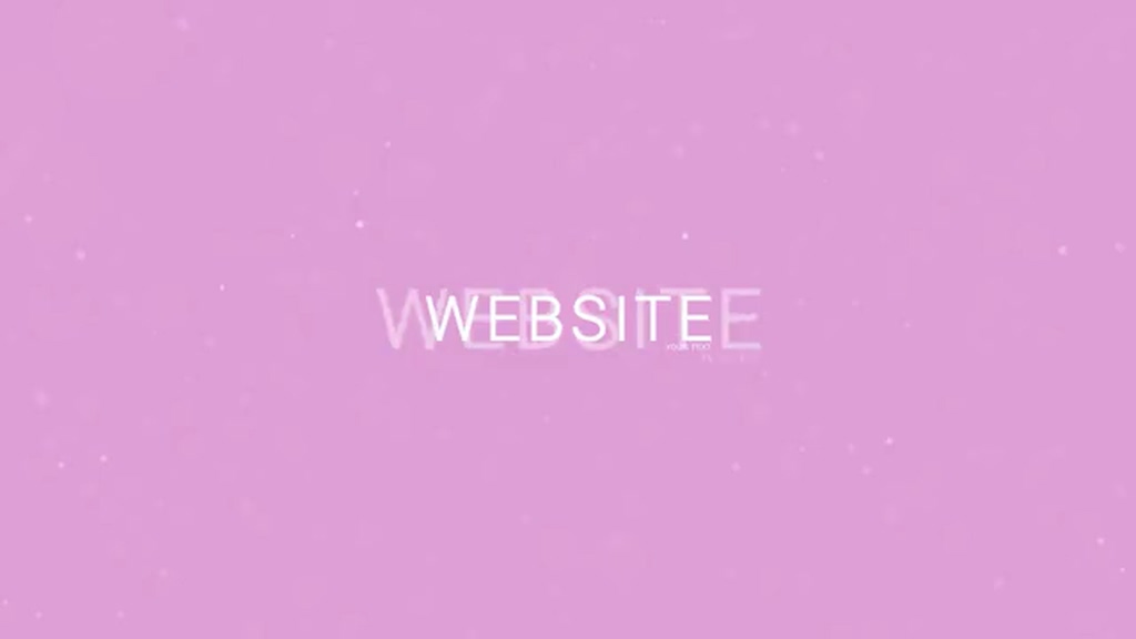 website presentation minimal