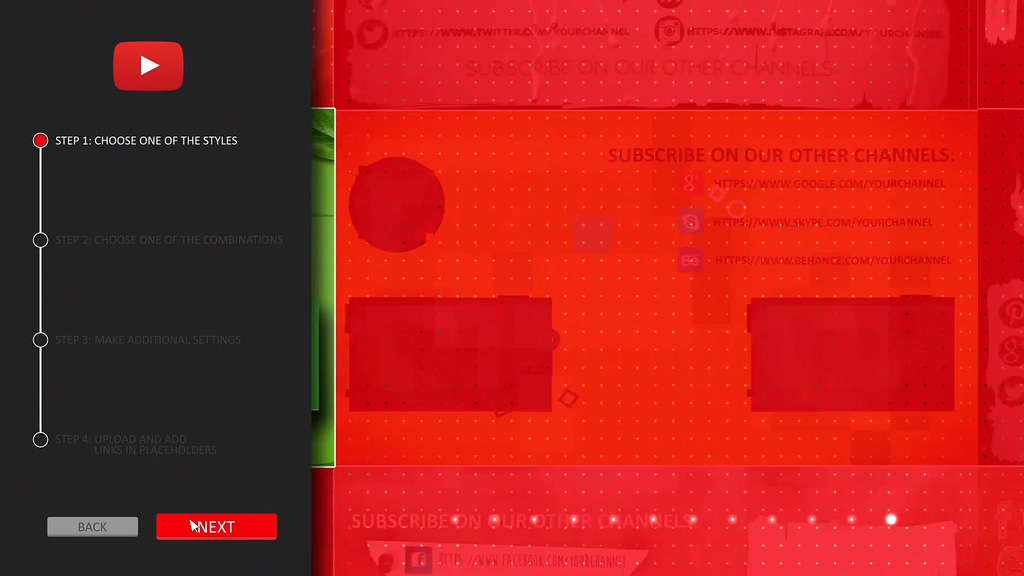 YouTube End Screens Builder