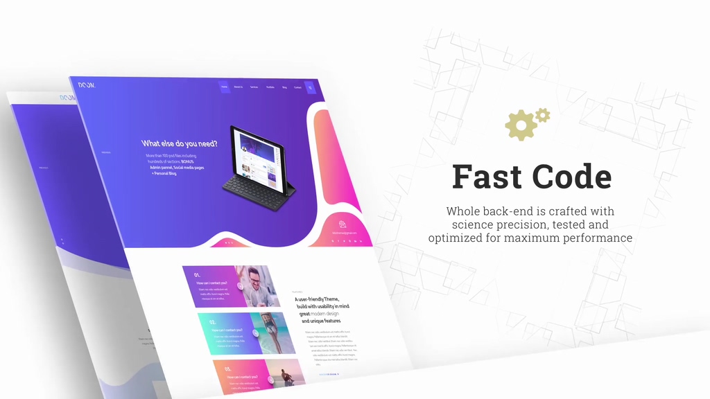 Minimal Website Agency Presentation