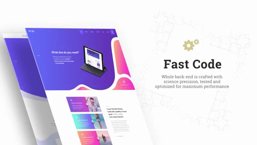 minimal website agency presentation