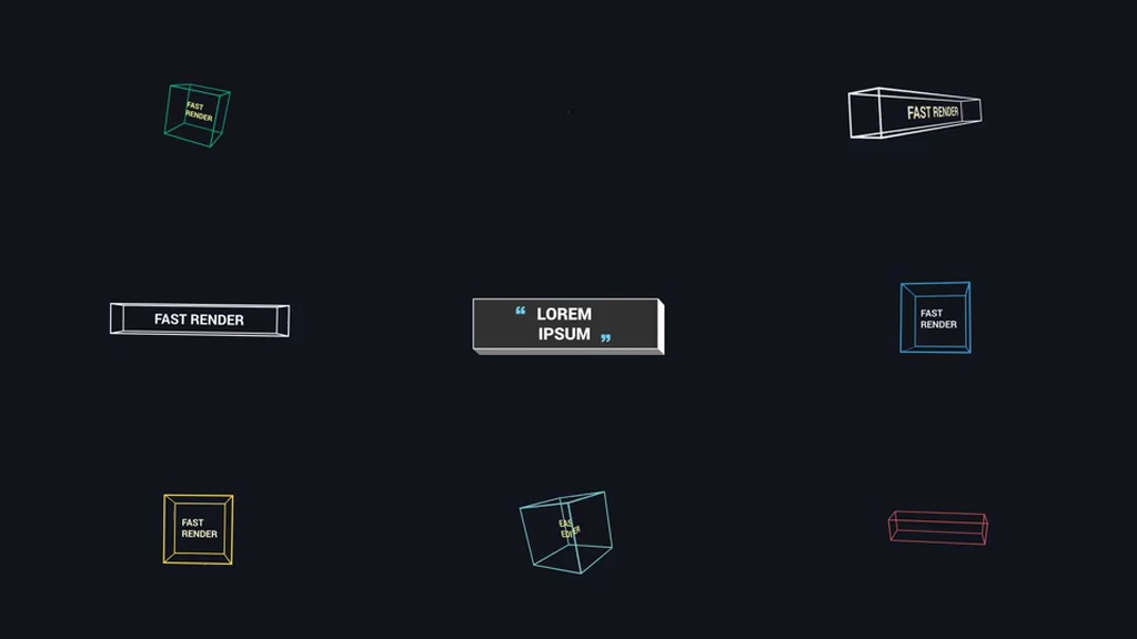 Animazione di tipografia di testo distintivo