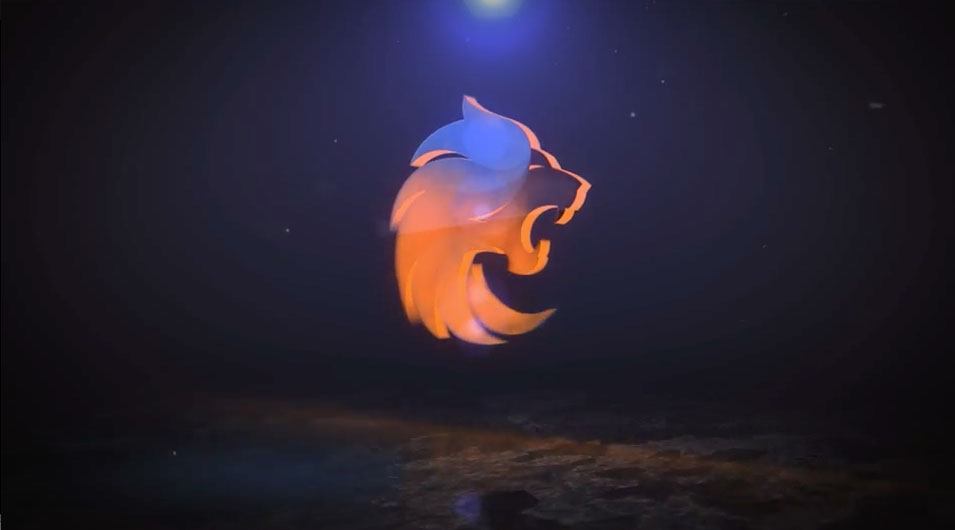 Film d'animation effets spéciaux 3D logo