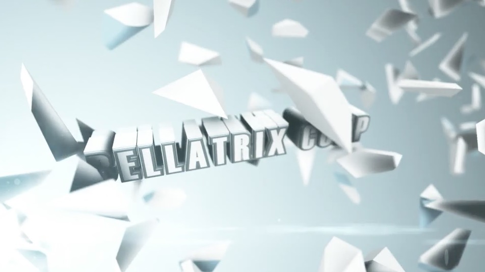 Three-dimensional crushing animation logo header