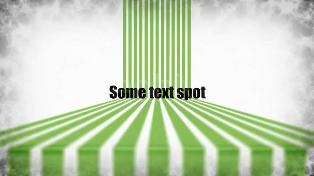 Affichage vidéo d'animation de texte