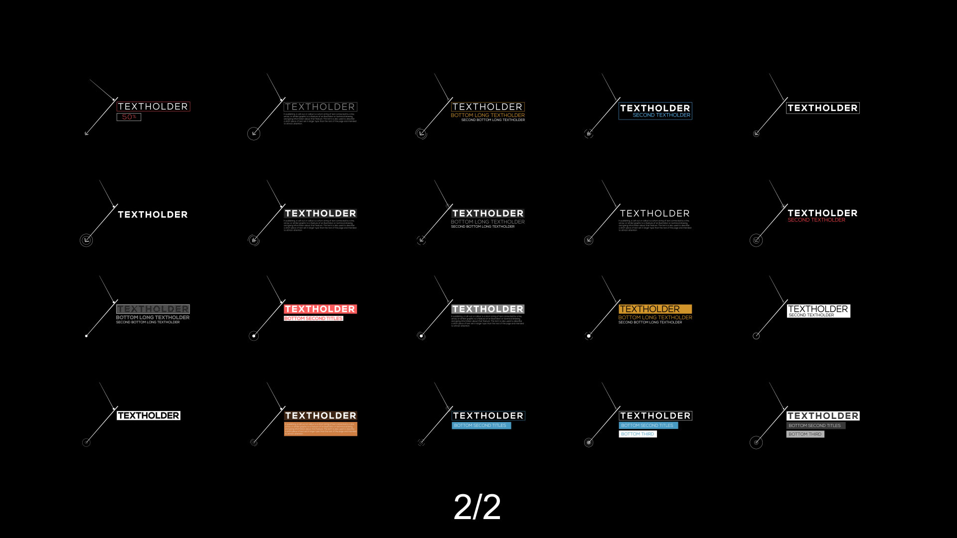 Callouts Outbound-Line-Textanimation