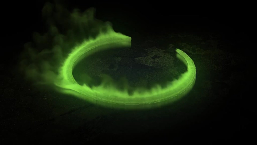 Flamme Feuer Ring Animation Logo
