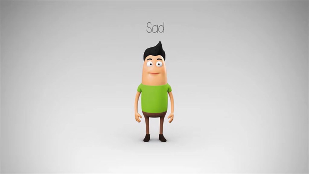 Collection d'animations de George 3D Cartoon Man
