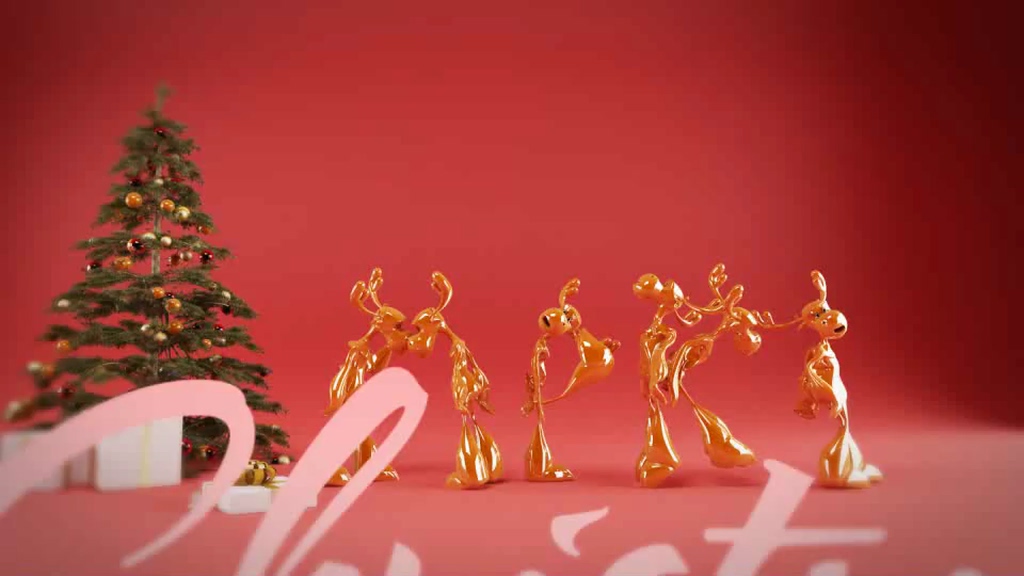 Rudolph Navidad Animación 3D