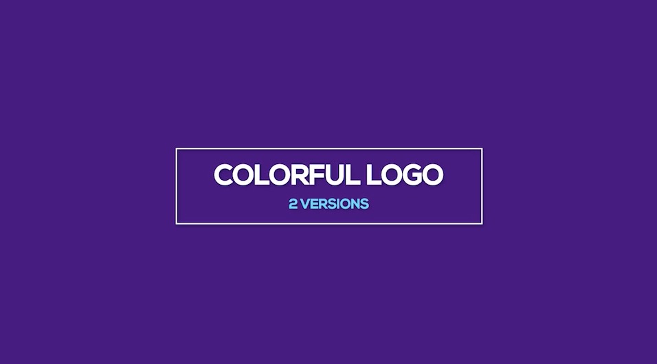 Colorful animation logo