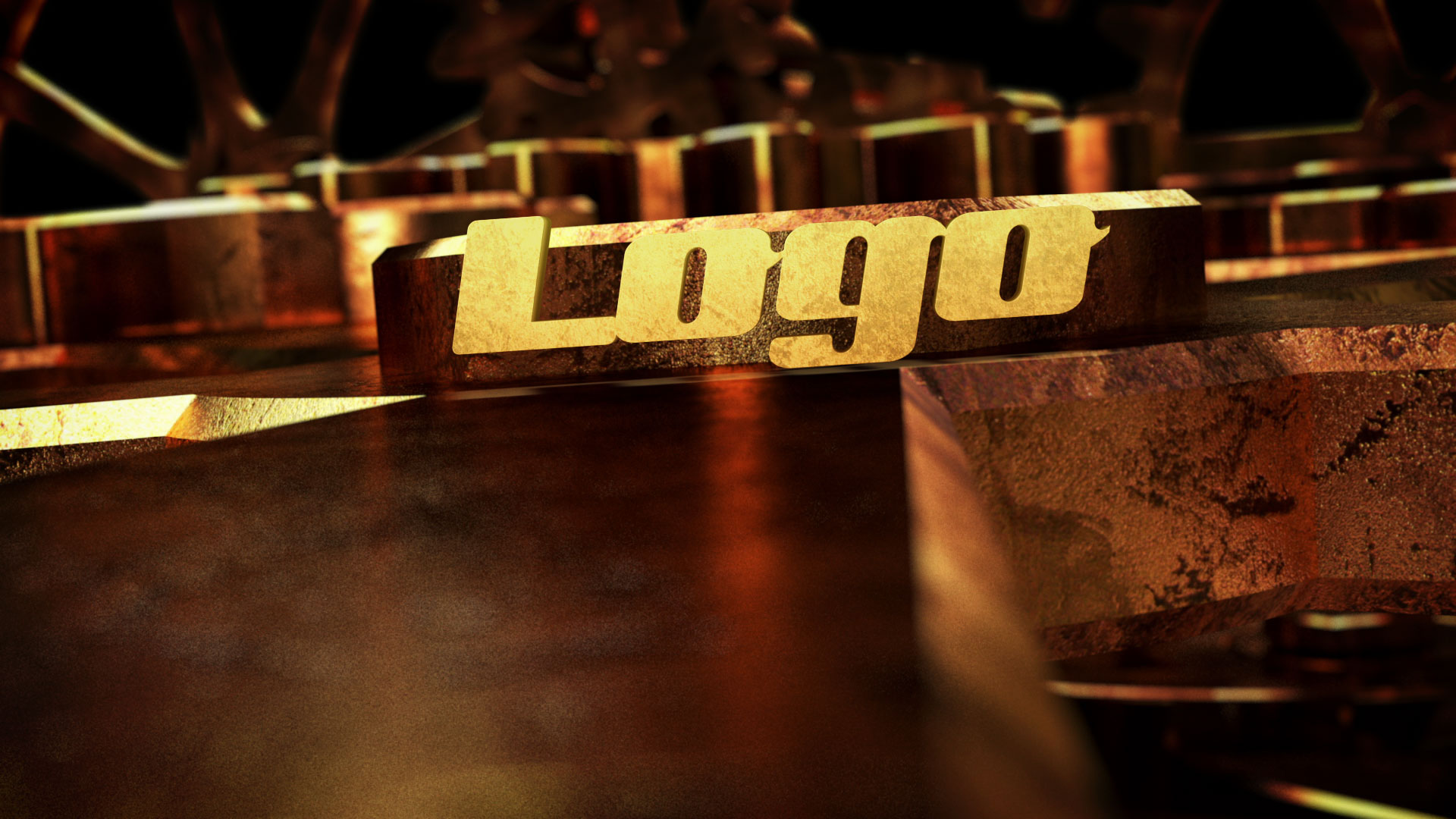 3D-versnelling animatie logo