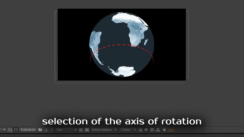 Paquete de animación Earth Rotation Zoom Shuttle