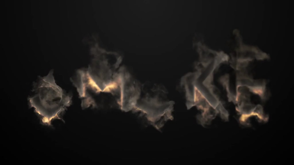 Feuer Textanimation