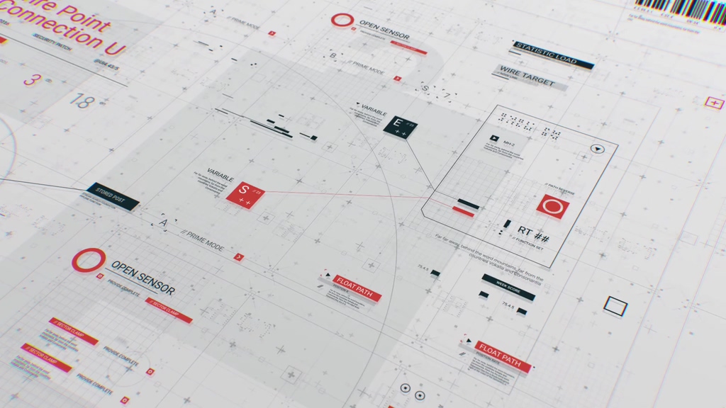 Pacchetto di animazione grafica per l'interfaccia di layout di testo