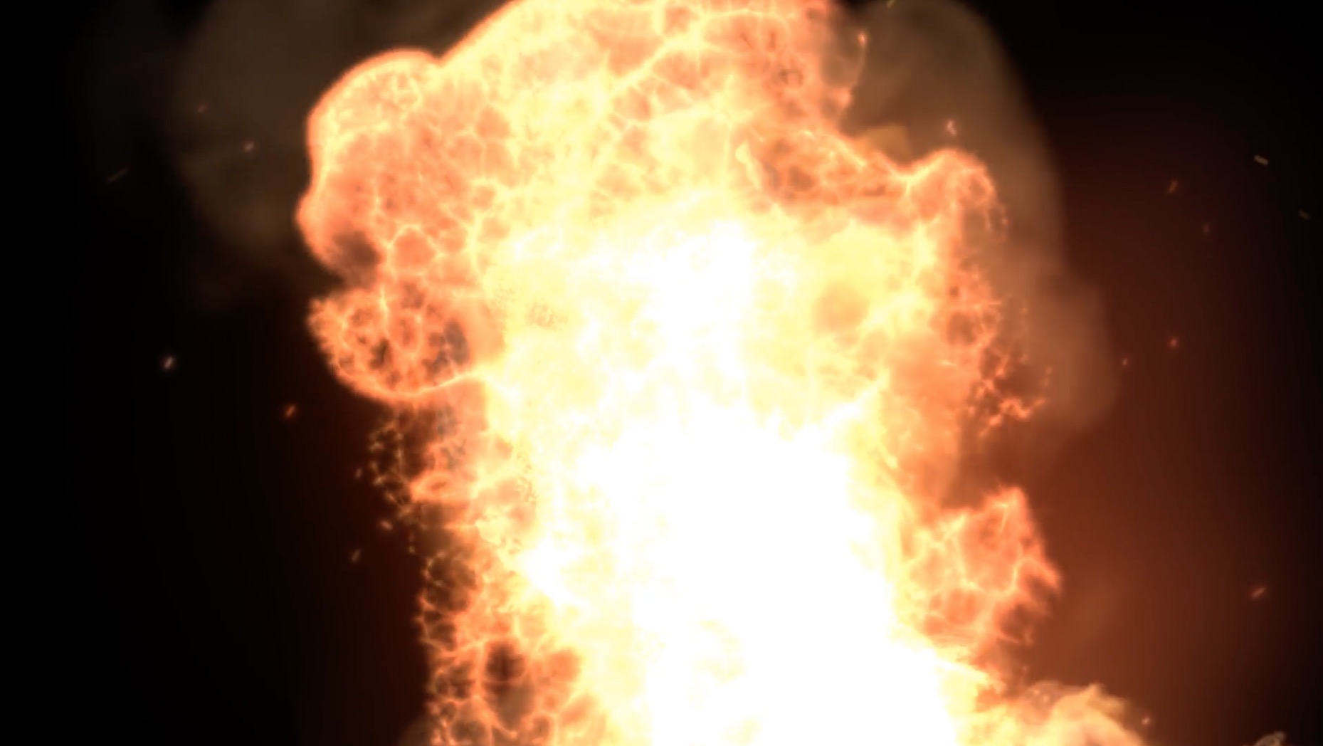 Flame animation logo
