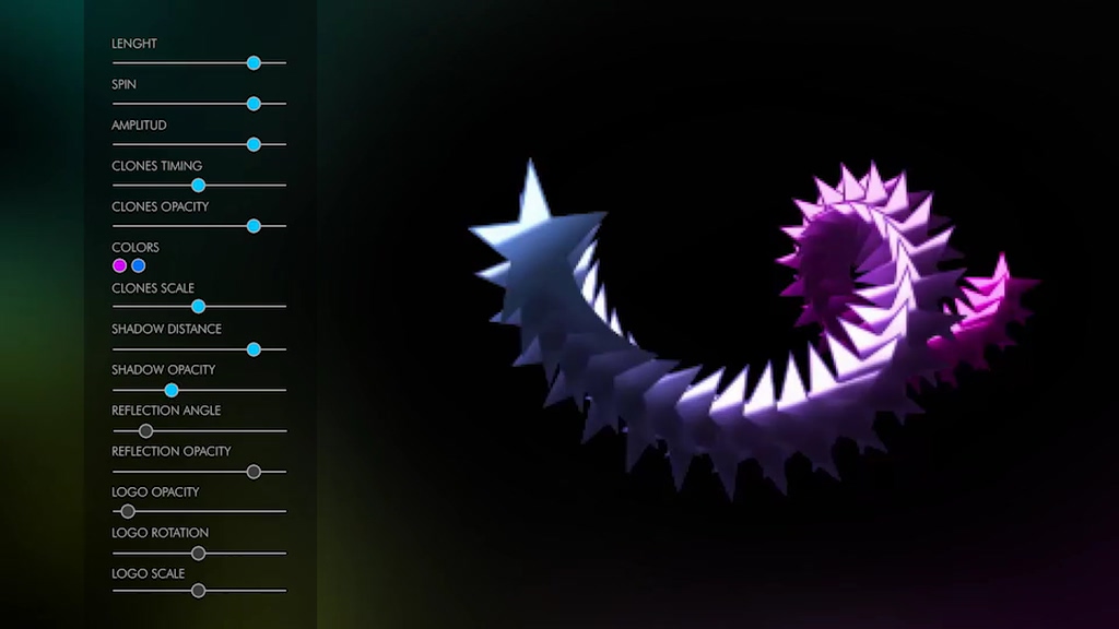 Kaleidoscope animation logo
