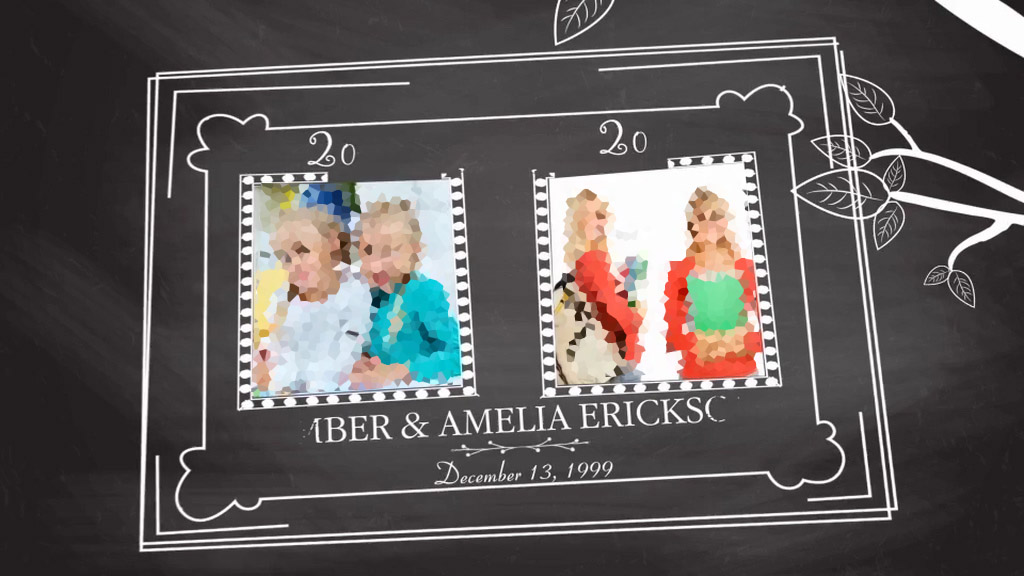 Memory style elementary school graduation template