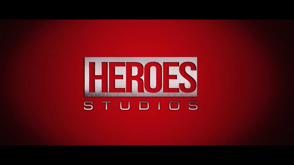 Hero comics background logo show