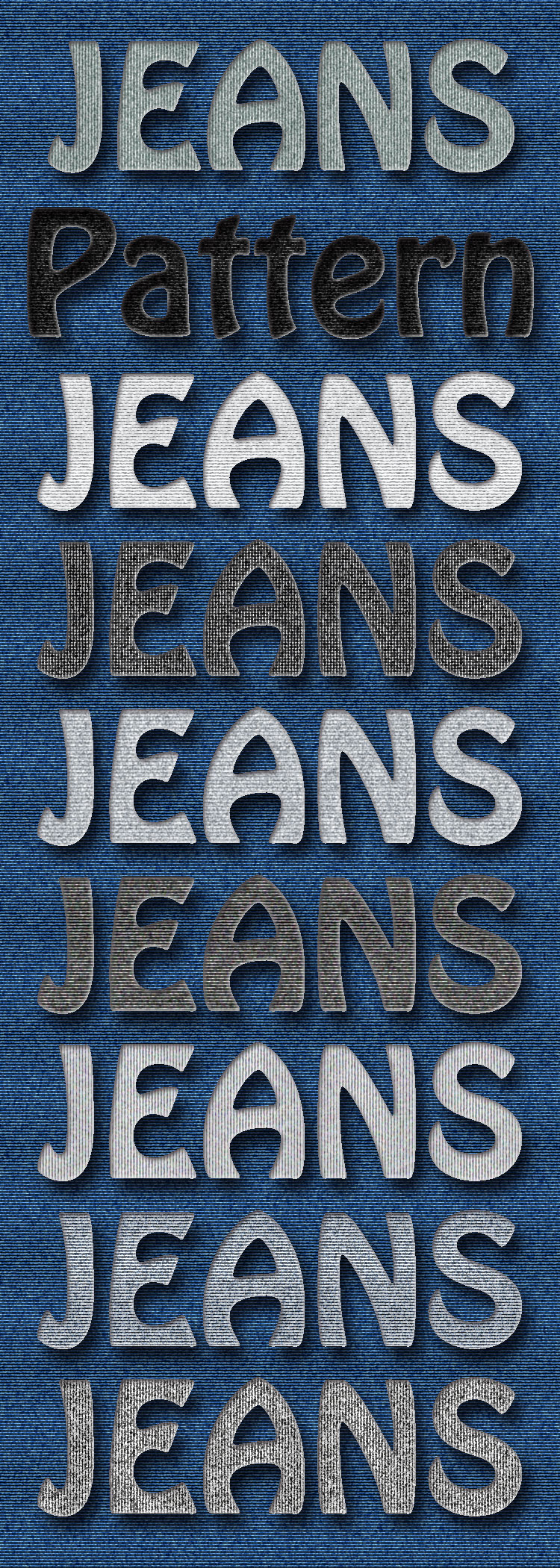 Pattern Jeans PS