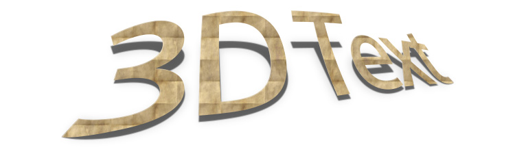 3D-lettertype PS-actie
