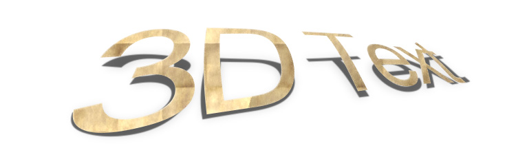 3D-lettertype PS-actie