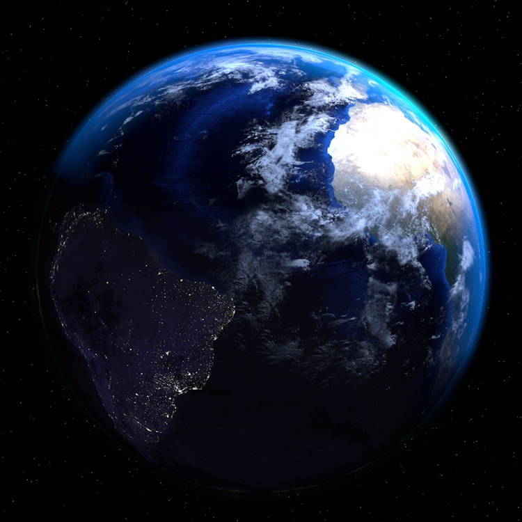 Earth 3d model