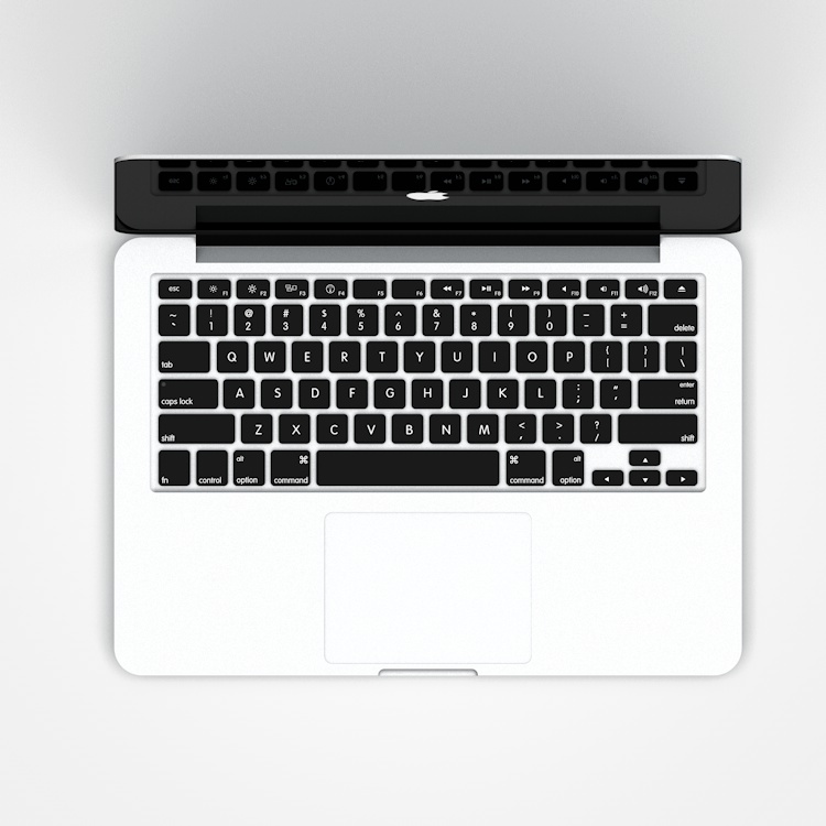 MacBook Pro modèle 3D