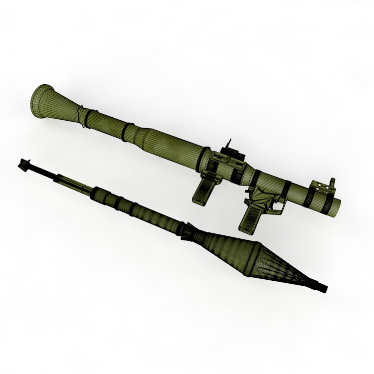 RPG våpen 3d modell