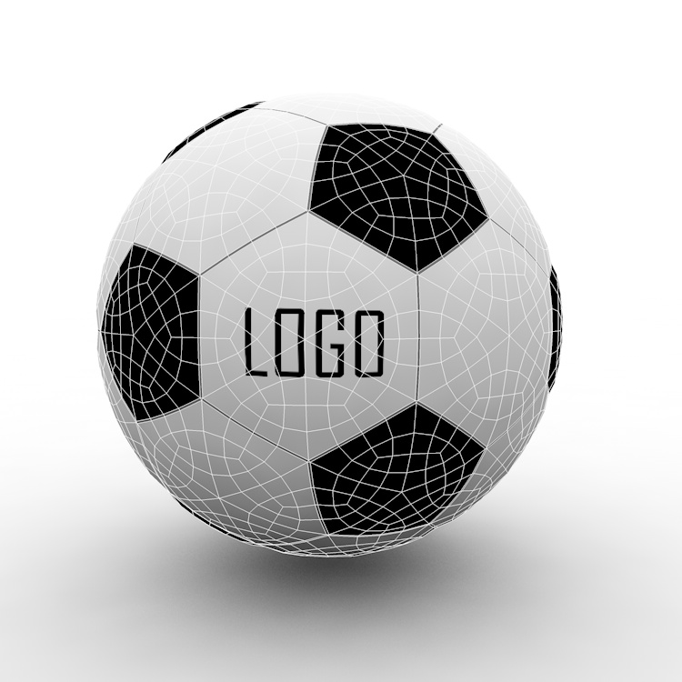 Fotball Ball 3d modell