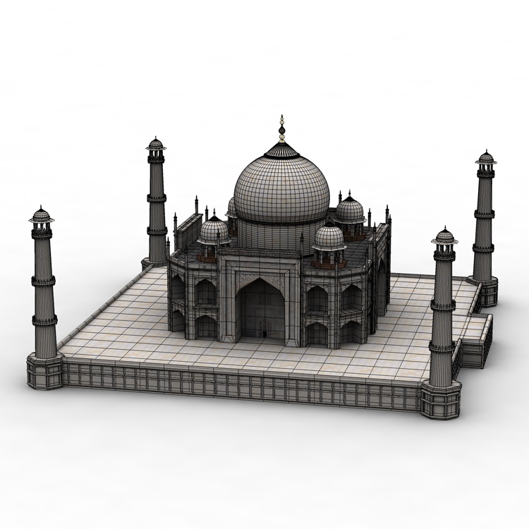 Taj Mahal 3d model