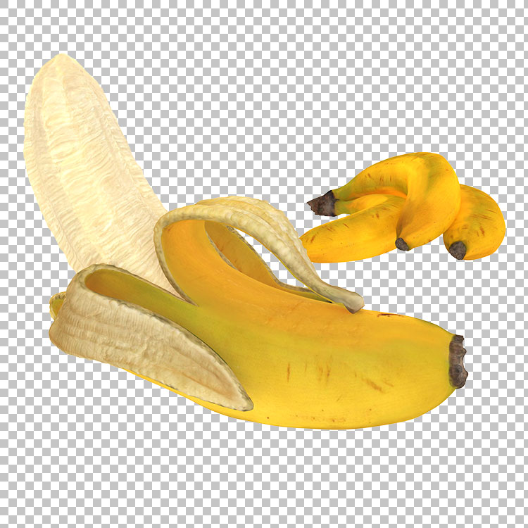 スーパーサイズスーパービッグサイズバナナ透明PNG画像