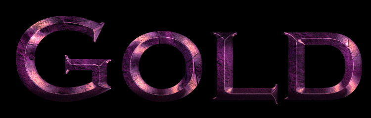 Colorful Metal PS Photoshop Font Layer Style 