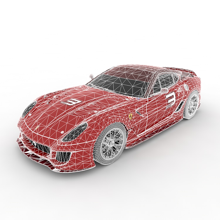Ferrari 599xx 3d model