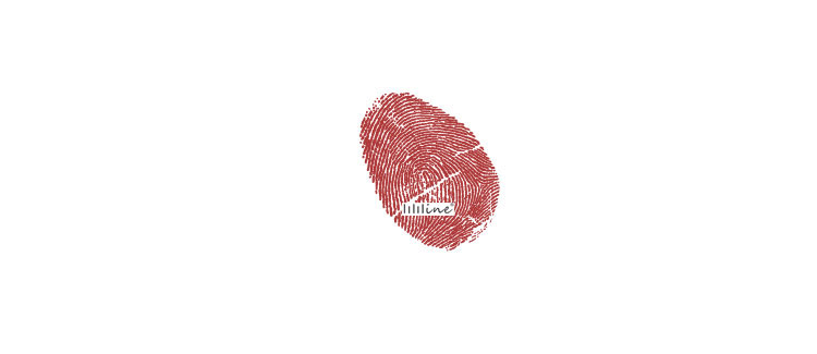 realistic fingerprint AI Vector
