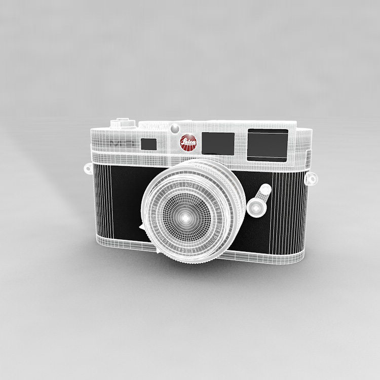Leica M9 digitální fotoaparát 3d model