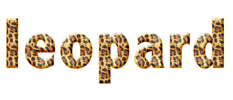 Camada de pele animal de leopardo estilos ps
