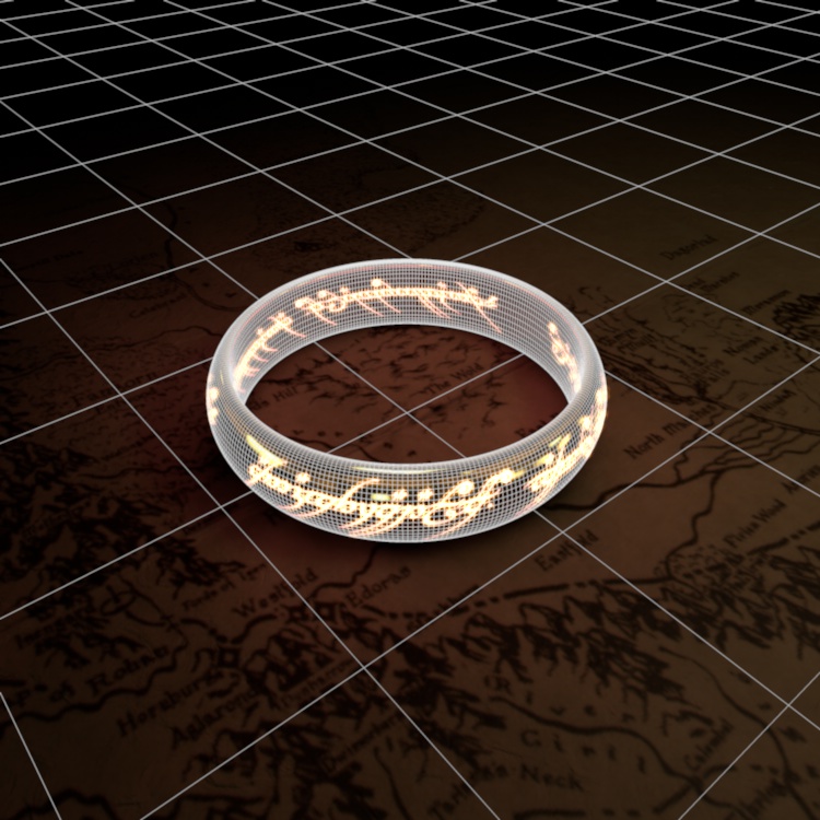 Lord of the Rings Animation 3d model