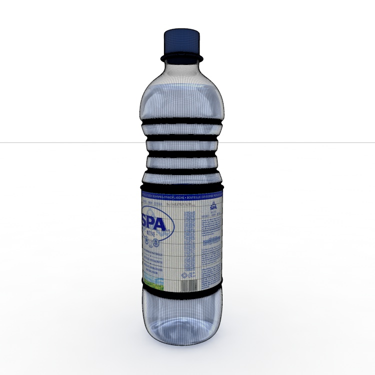 Maden suyu şişesi 3d modeli