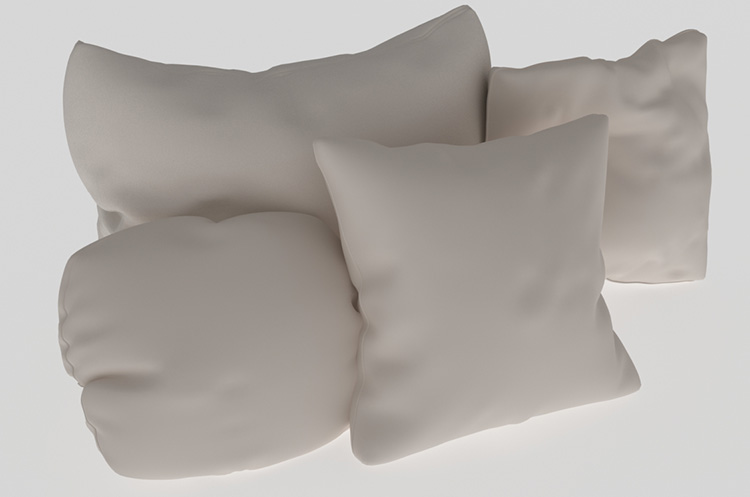 pillow 3d model